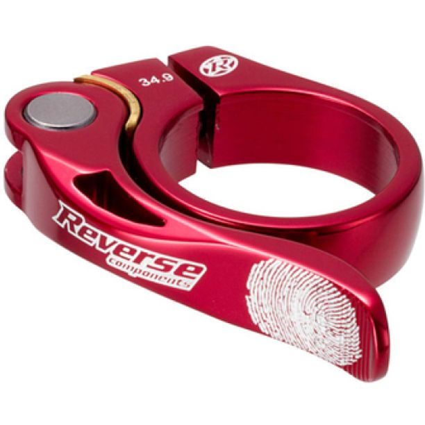 Colier Bicicleta Reverse Long Life Ø34,9mm rosu