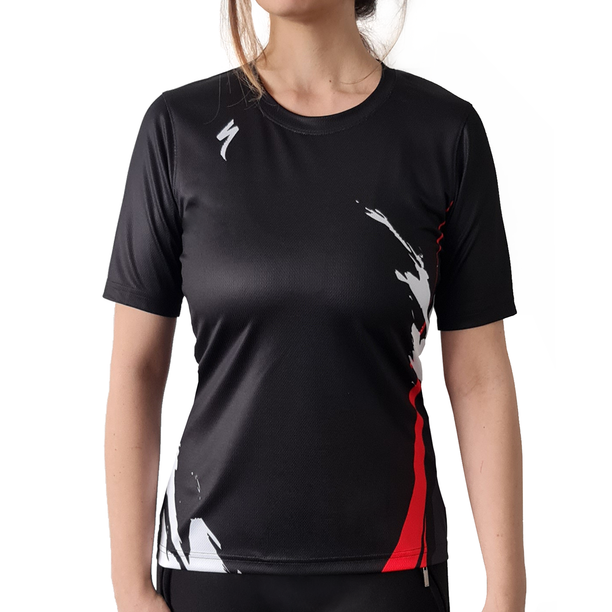 Tricou Ciclism Tehnic Specialized Women's All Mountain SS, Trail of Flames