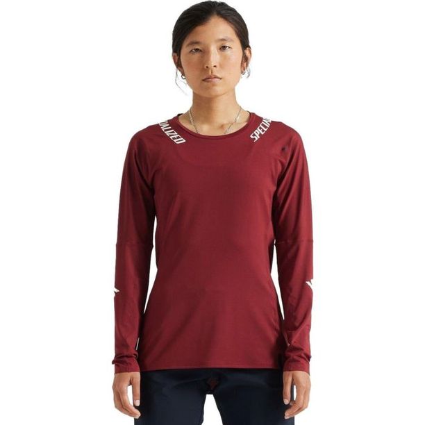 Bluza Ciclism Tehnica Women's Trail Air (L/S) Rosu