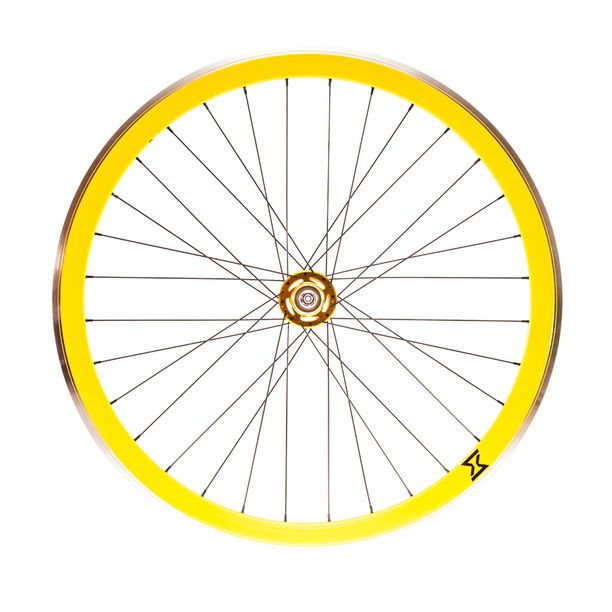 Roata Fata Single Speed/Fixie SXT 700-32H 40 mm Galben