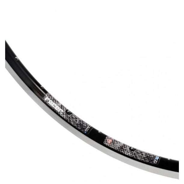 Janta Bicicleta Dubla RYDE Racer, 622mm, 13C, 36G, argintiu