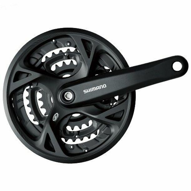 Angrenaj pedalier Shimano ACERA FC-M371-L, 44x32x22T, brat 175mm, 9 viteze pe spate