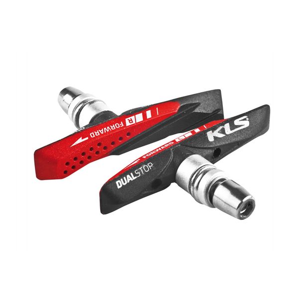 Saboti de frana Kellys Dualstop V-02, negru-rosu