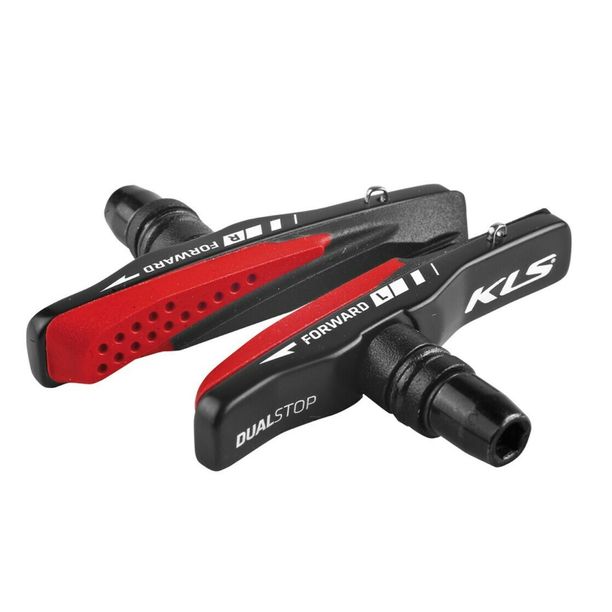 Saboti de frana Kellys Dualstop V-01, negru-rosu
