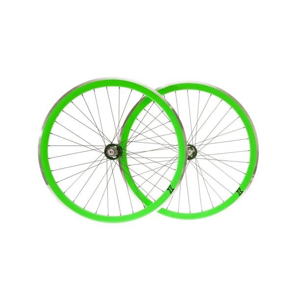 Set Roti Single Speed/Fixie SXT 700-32H 40 mm  Verde