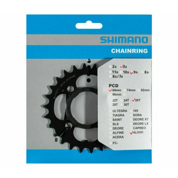 Foaie Alivio Shimano FC-T4010 26T cu protectie lant