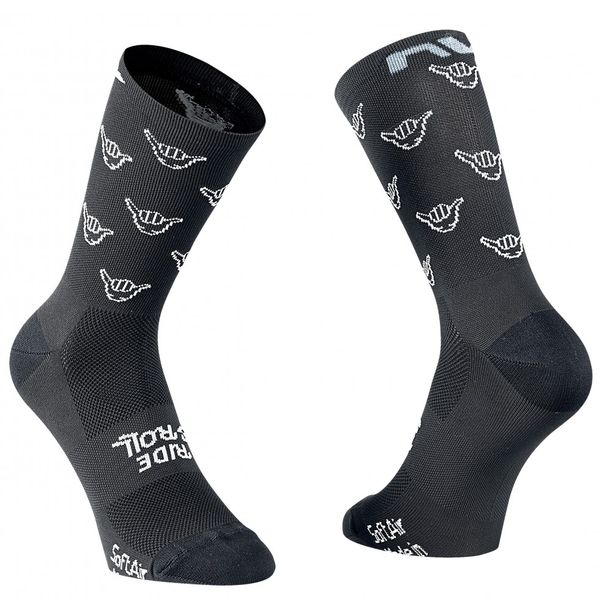 Sosete Ciclism Northwave Ride/Roll, negru