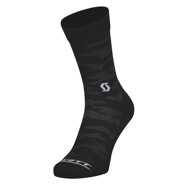 Sosete Ciclism Scott AS Trail Camo CRW, negru-gri