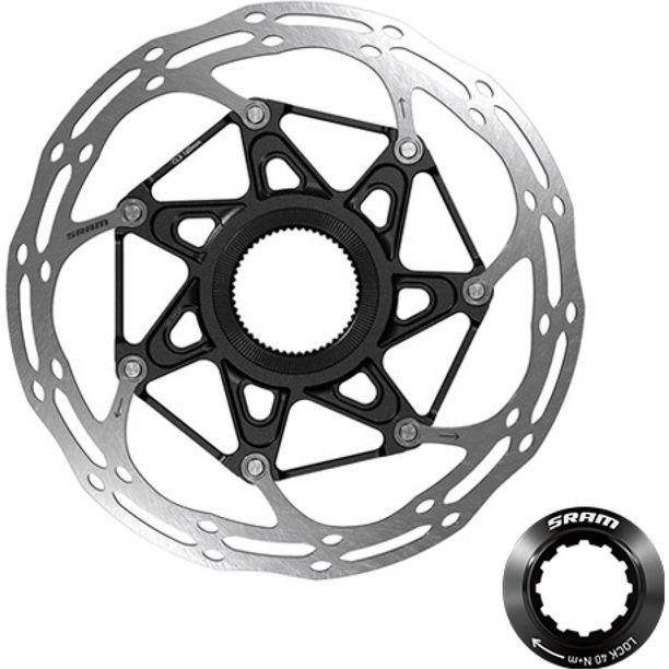 Disc Frana Sram Centerline X cu margini rotunjite din doua parti, 160mm Centerlock
