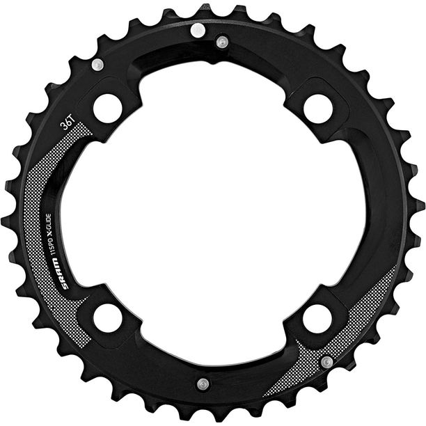 Foaie angrenaj Pedalier Sram MTB 36T 104 AL5 2X11 negru