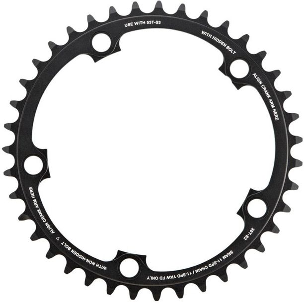 Foaie angrenaj Pedalier Sram Sosea Red22/Force22 X-Glide R 39T Yaw 11 viteze S2 130