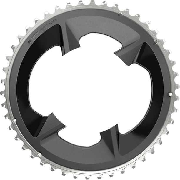 Foaie angrenaj Pedalier Sram Rival 46T, 107mm, Alu., negru 12 viteze