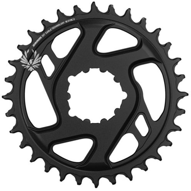 Foaie angrenaj Pedalier Sram X-SYNC 2 30T Direct Mount 6mm, negru