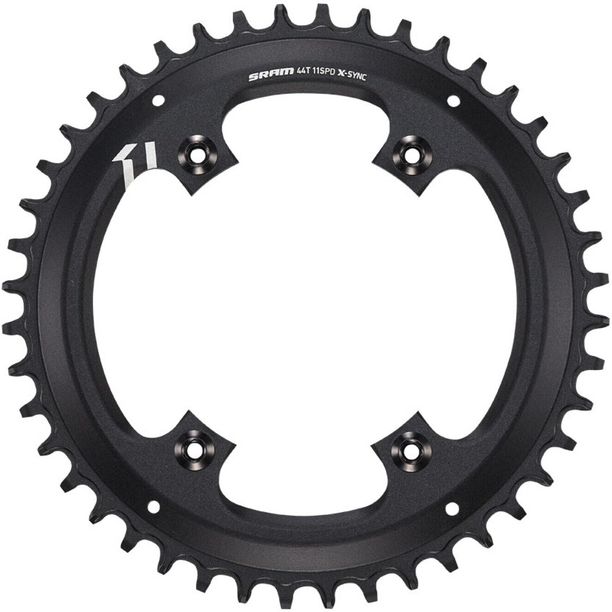 Foaie angrenaj X-Sync 44T 11 viteze Apex1 Asymmetric 110BCD negru BB30 or GXP