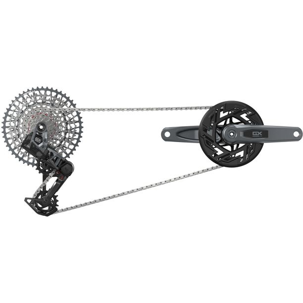 Groupset Sram GX AXS Eagle E-MTB Brose 160mm Kurbelarme, 36T, 10-52T, include incarcator, baterie si lant