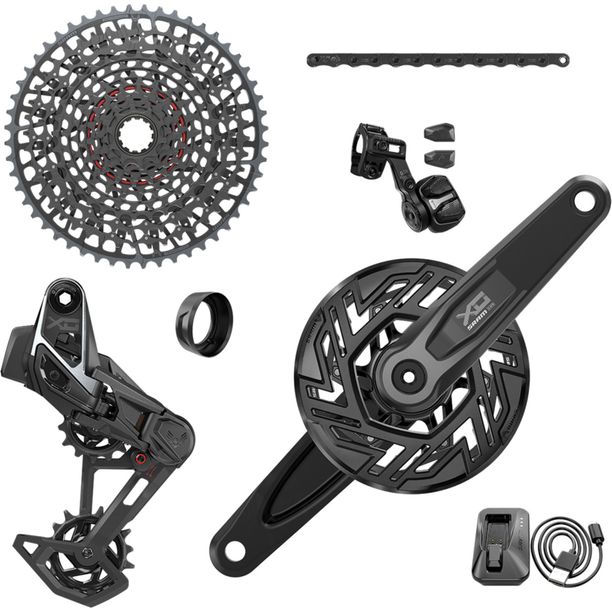 Groupset Sram X0 AXS Eagle E-MTB 104 LK, 34T, 10-52T, include incarcator, baterie si lant