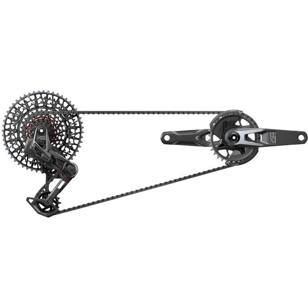 Groupset Sram X0 AXS Eagle 165mm DUB Wide, 32T, 10-52T, include incarcator, baterie si lant