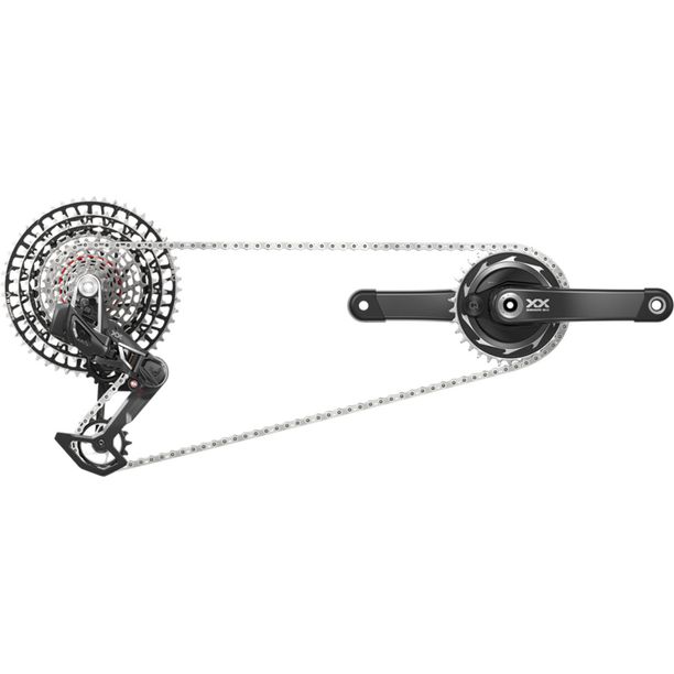 Groupset Sram XXSL AXS Eagle Powermeter 165mm DUB Wide, 34T, 10-52T, include incarcator, baterie si lant