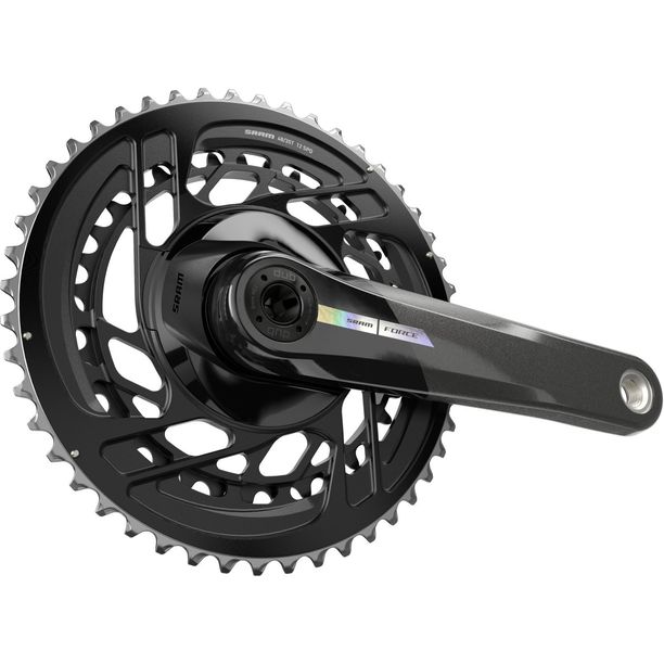 Angrenaj SRAM Force 2x AXS 2 Foi pentru 12 Viteze 175mm 48 35T Gri Iridescent fara Monobloc DUB