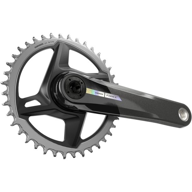 Angrenaj SRAM Force 1x AXS 1 Foaie pentru 12 Viteze 175mm 40T Gri Iridescent fara Monobloc DUB