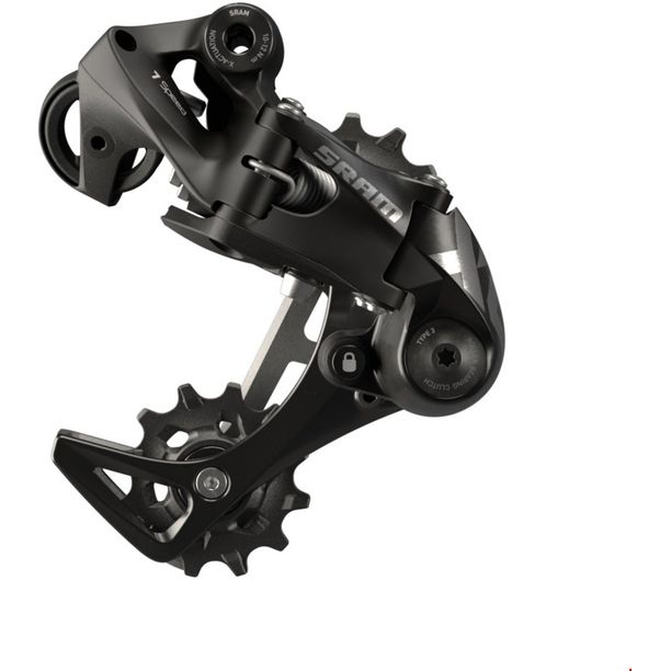 Schimbator spate Sram X01DH 7-viteze Short Cage negru A3