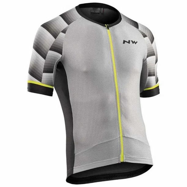 Tricou Ciclism Tehnic Northwave Storm Air, gri-verde