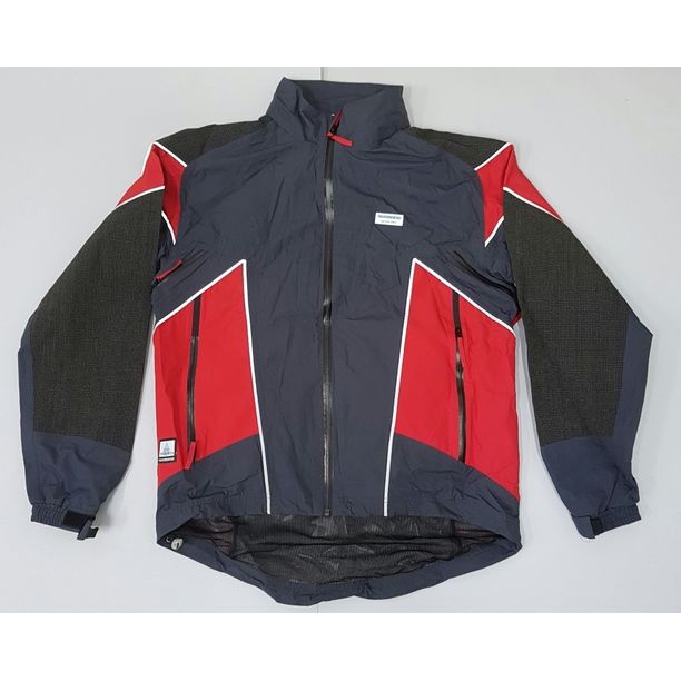 Jacheta de Ploaie Shimano Performance MTB Argintiu-Rosu