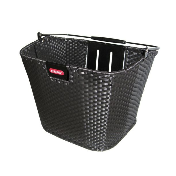 Cos Bicicleta Fata Klickfix, negru, 16litri, negru