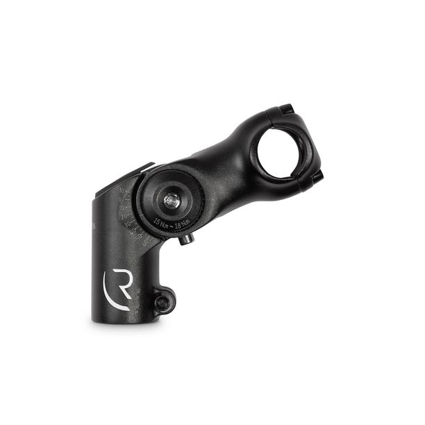 Pipa Ghidon reglabila RFR Trekking Unghi ajustabil 25.5 Grade D:25.4mm L:80mm Negru