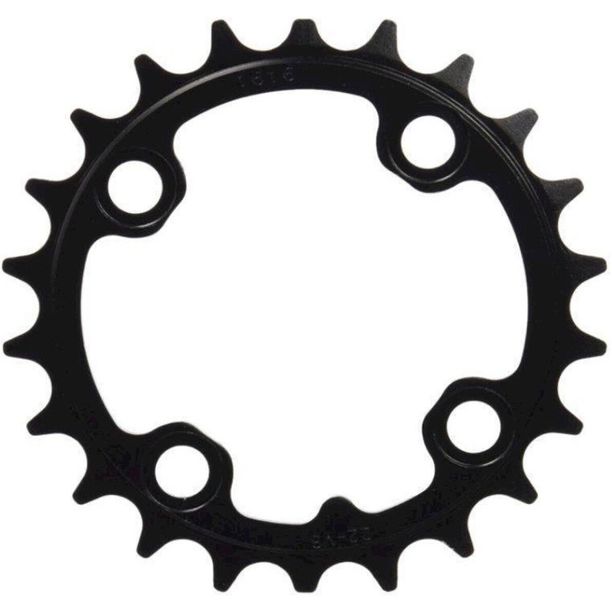 Foaie angrenaj Pedalier Truvativ MTB 24T 64 B V1 aluminiu 3MM negru 9 & 10 SPEED