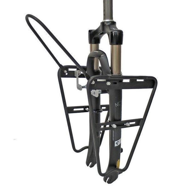 Portbagaj Bicicleta Fata Coburi, prindere furca, suspensie Lowrider RFR, negru