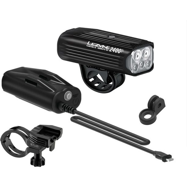 Far Fata Lezyne Mega Drive 2400 Loaded Kit Negru