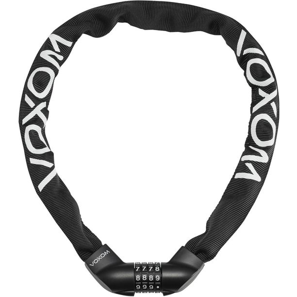 Antifurt Cablu Inchidere cu Cifru Voxom 6mm x 900mm Negru