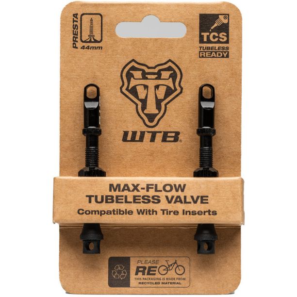 Valva Tubeless WTB TCS AL Max Flow 44mm Negru 2buc