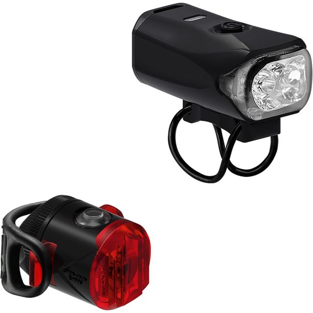 Set Lumini Fata-Spate Lezyne KTV Drive 300 Plus si Femto USB C